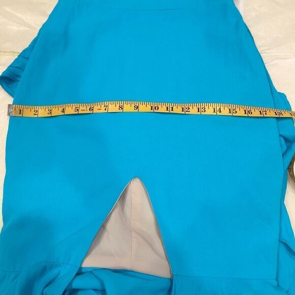 PatBo Revolve Maxi Dress in Bright Turquoise.Size 6 - Picture 14 of 15